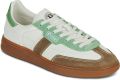 POLO RALPH LAUREN Ralph Lauren Lage Sneakers Dames Bedford-sneakers-low Top Lace Leer Wit - Groen