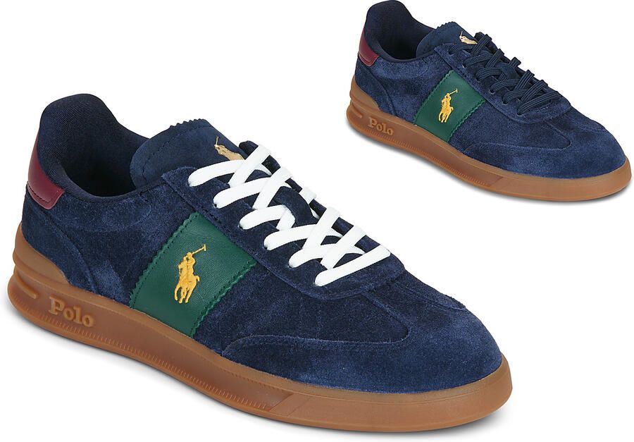 POLO RALPH LAUREN Ralph Lauren Lage Sneakers Heren Heritage Area Maat: 43 Materiaal: Suède Kleur: Blauw - Foto 9