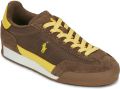 Polo Ralph Lauren Sneakers laag 'HESTER' chocoladebruin geel - Donkerbruin