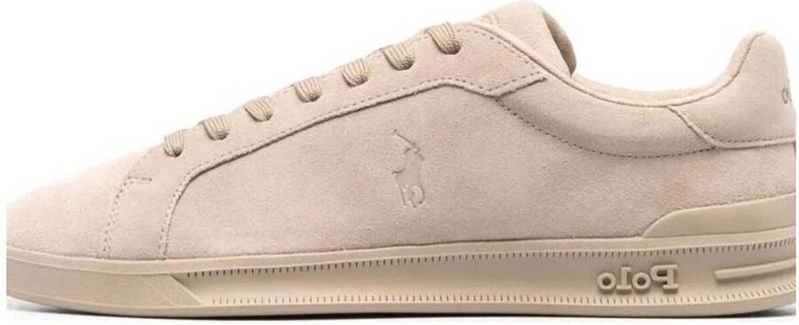 POLO RALPH LAUREN Ralph Lauren Lage Sneakers Heren Heritage Court Maat: 43 Materiaal: Suède Kleur: Beige - Foto 5
