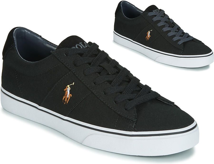 Ralph Lauren Canvas Herensneakers Black Heren - Foto 4