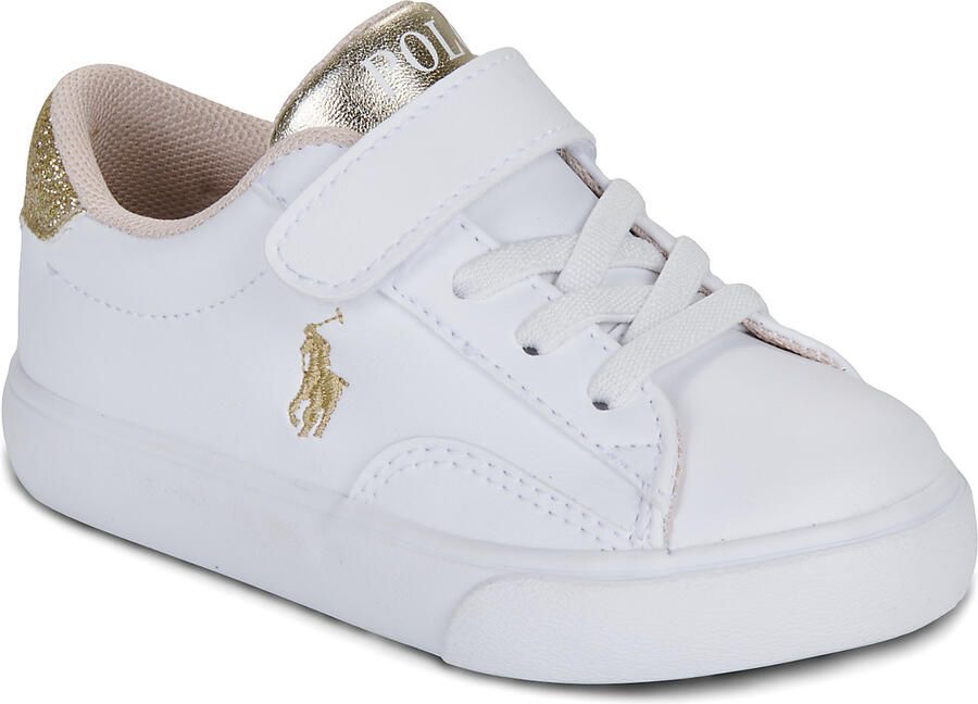 Ralph Lauren Polo Theron V PS White Gold kleuter sneakers - Foto 3