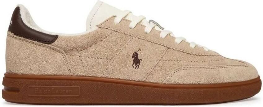 Ralph Lauren Lage Sneakers BEDFORD PP 809P09753005-MILKSHAKE DARK BROWN