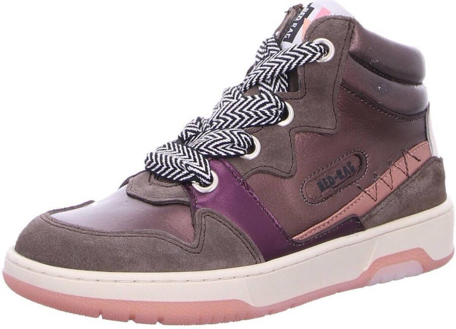 RED-RAG Hoge Bronzen Sneakers | 13216