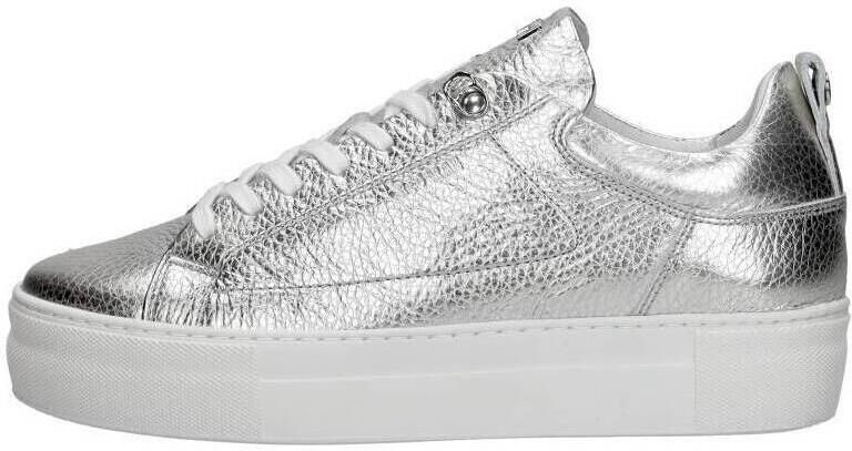 RED-RAG Lage Sneakers Dames 74402 Maat: 40 Materiaal: Leer Kleur: Zilver - Foto 7