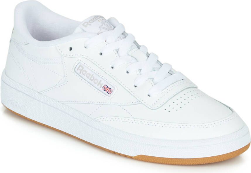 Reebok Club C 85 white light grey gum Wit Leer Lage sneakers Dames - Foto 8