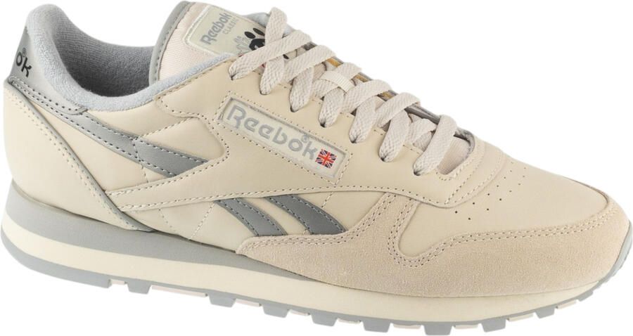 Reebok Roomwitte Veterschoenen Suède Details Beige - Foto 2