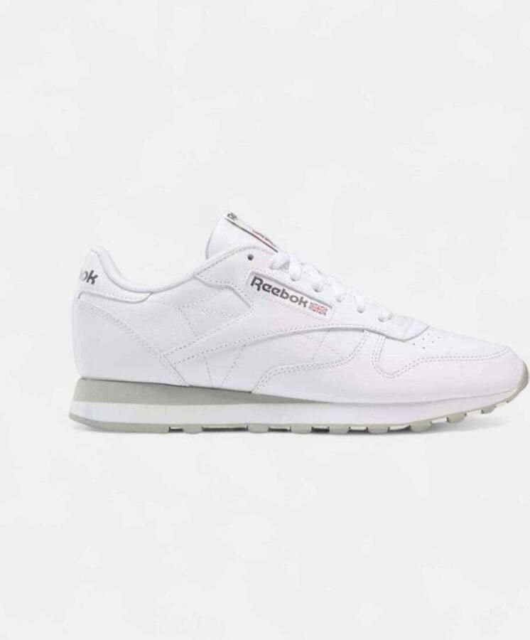 Reebok Sport Lage Sneakers Classic Leather White Pure Grey