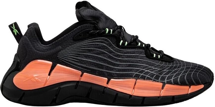 Reebok Zig Kinetica II Heren Core Black Orange Flare Neon Mint