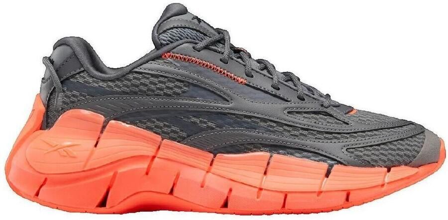 Reebok Zig Kinetica 2.5 Lage Sneaker Grijs Oranje - Foto 2