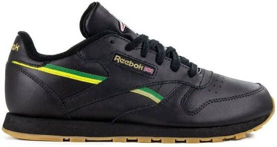Reebok Classic Leather basisschool Schoenen Black Leer Foot Locker