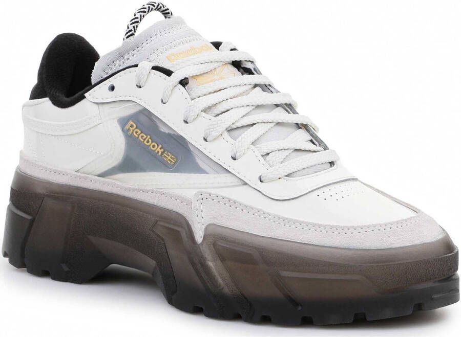 Reebok Club C X Cardi B Dames Schoenen White Leer Synthetisch Foot Locker