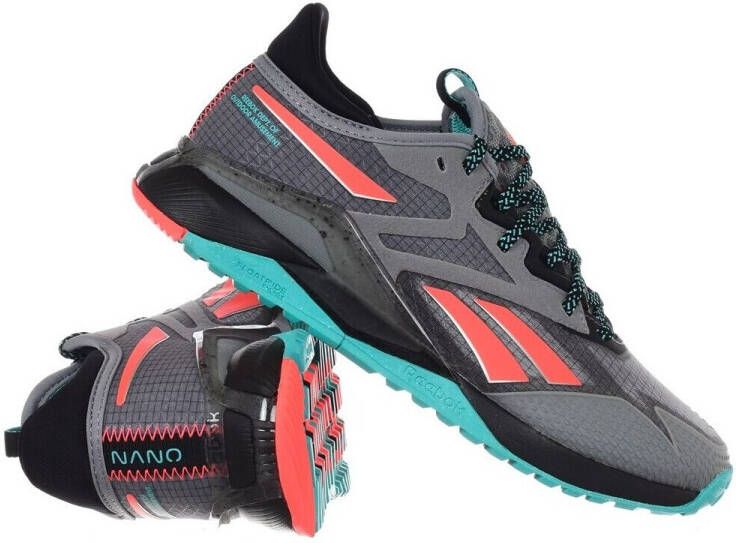 Reebok nano x2 tr adventure sportschoenen grijs blauw dames - Foto 3