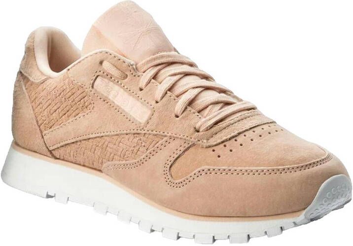 Reebok Sport Lage Sneakers CL Lthr Woven Emb