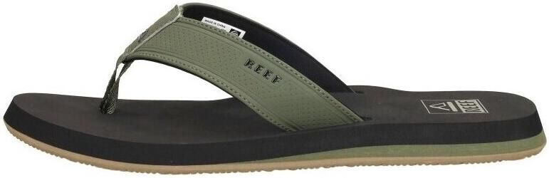 Reef The layback Black Olive Heren Slippers Teenslippers Groen - Foto 11