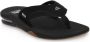Reef Fanningblack Silver Heren Slippers Zwart Zilver - Thumbnail 4