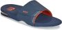 Reef FANNING SLIDE NAVY ORANGE WHITE Heren Slippers navy orange white - Thumbnail 2