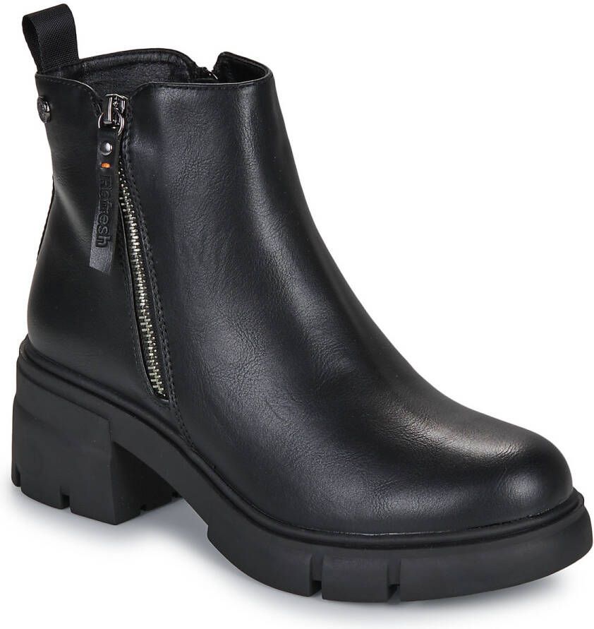 Refresh Enkellaarzen 171054-BLACK