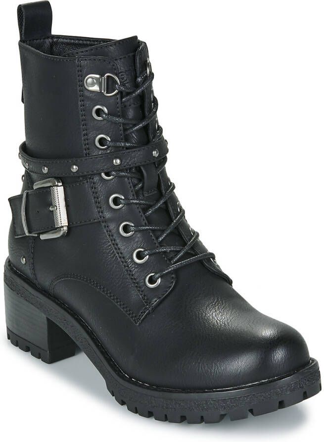 Refresh Enkellaarzen 173247-BLACK