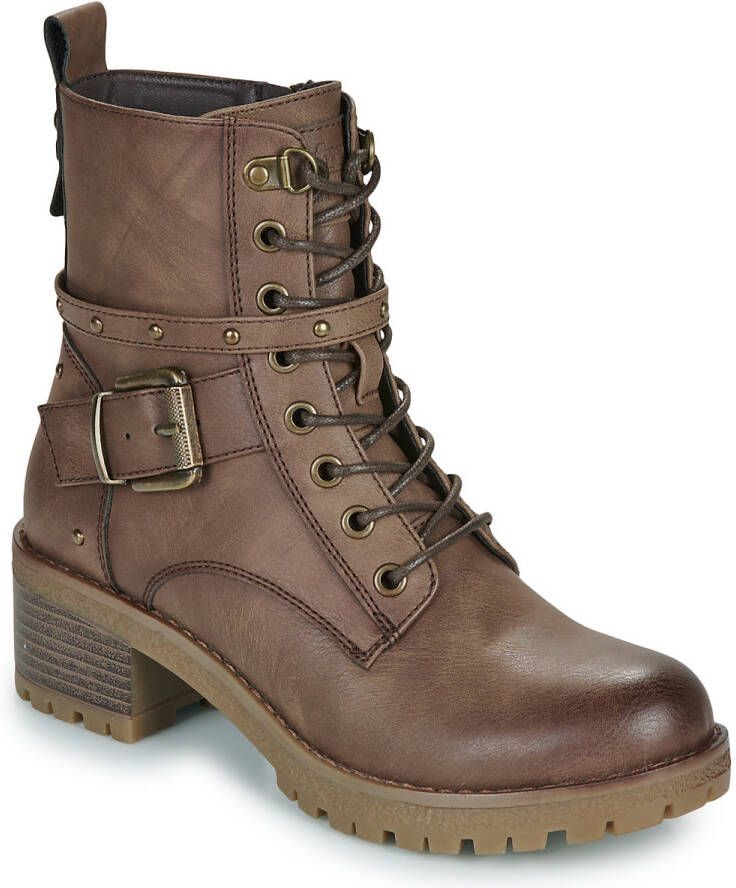Refresh Enkellaarzen 173247-TAUPE