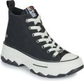 Refresh Hoge Sneakers 173078-BLACK - Zwart