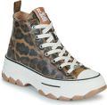 Refresh Hoge Sneakers 173078-LEOPARD - Bruin