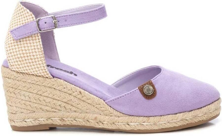 Refresh 171882 Suede Wedge Espadrilles Paars Vrouw