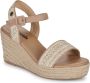 Refresh Verhoog je stijl met sleehak sandalen Beige Dames - Thumbnail 2