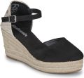 Refresh Sandalen met sleehak 172644 - Zwart