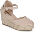 Refresh Sandalen met sleehak 172644 - Beige