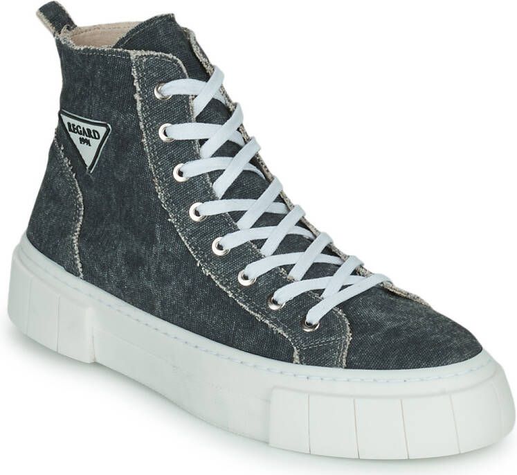 Regard Hoge Sneakers NANCY V2 TOILE GRIGIO