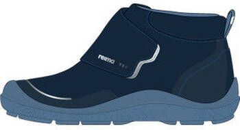 Reima Kid's Hyppii Barefootschoenen blauw