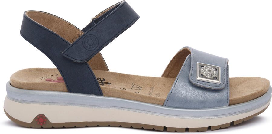 Relife Sandalen met sleehak DARK NAVY