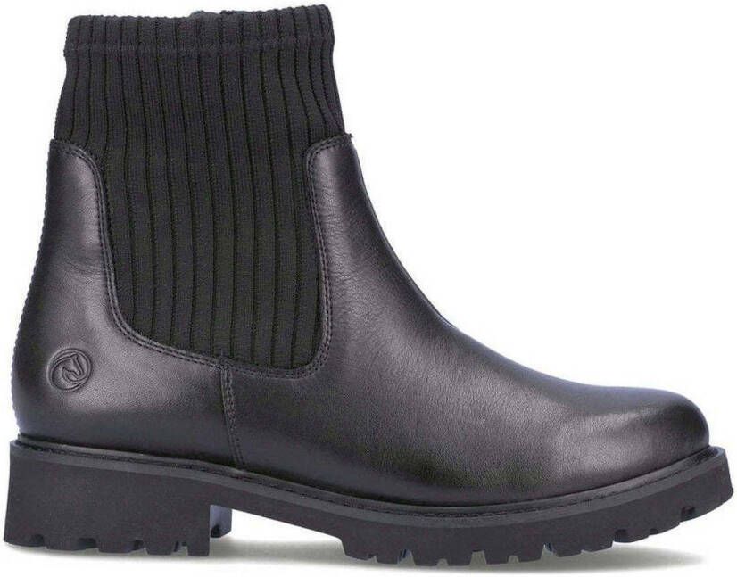 Remonte Hoge veterschoen met elastische schacht Zwart - Foto 3