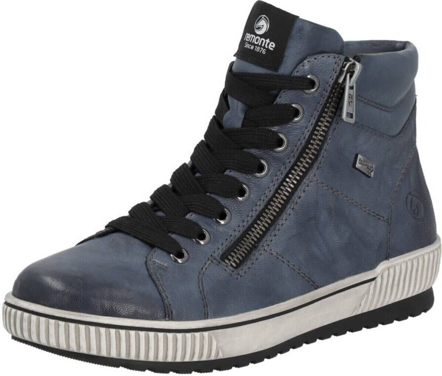 Remonte Veterschoenen platform lace-up ankle boots in crash look - Foto 3