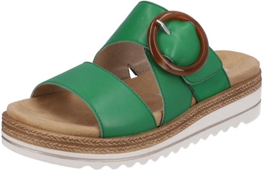 Remonte Slippers wedge heel summer shoe slippers with decorative buckle - Foto 3