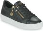 Remonte Stijlvolle Comfort Sneaker met Gouden Accenten Black Dames - Thumbnail 6