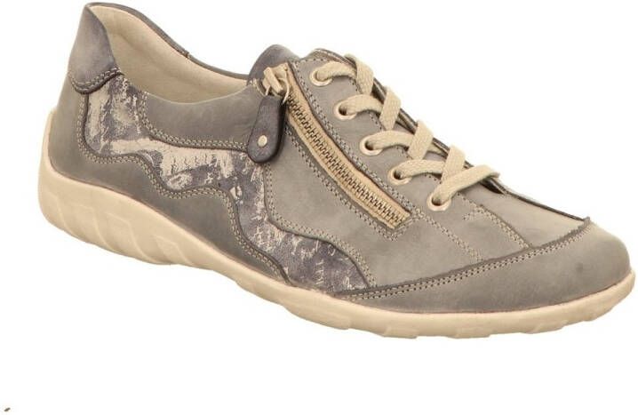 Remonte Veterschoen in modieuze used look Blauw