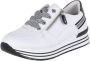 Remonte Plateausneakers met verwisselbare voetbed vrijetijdsschoen lage schoen veterschoen - Thumbnail 3