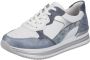 Remonte Dames Sneaker D1320-80 Blauw Wit Zilver - Thumbnail 2