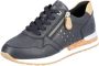 Remonte Zachte Sneaker Blauwe Combinatie Stijlvol Comfort - Thumbnail 4