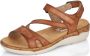 Remonte Comfortabele Bruine Sandaal voor Dames Brown Dames - Thumbnail 2