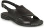 Remonte black casual open sandals Black Dames - Thumbnail 2