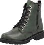 Remonte Veterlaarsjes blokhak laarsjes veterschoenen flats in used look - Thumbnail 2