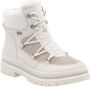 Remonte Witte Gesloten Dames Enkellaarsjes White Dames - Thumbnail 2