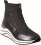 Remonte Metallic Bruine Elastische Damesschoenen Brown Dames - Thumbnail 8