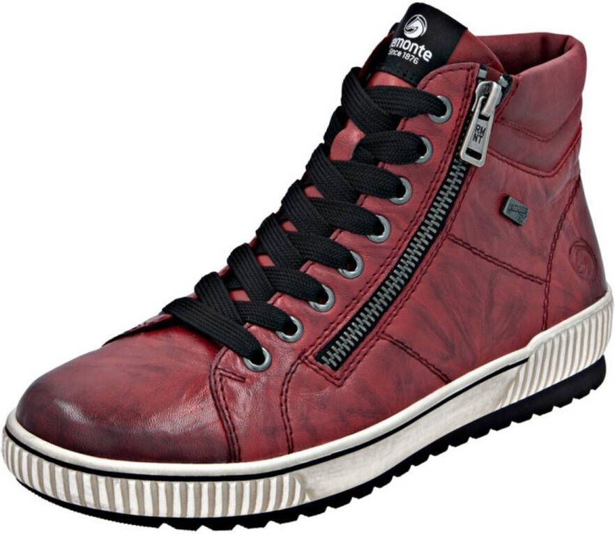 Remonte Veterschoenen platform lace-up ankle boots in crash look - Foto 3