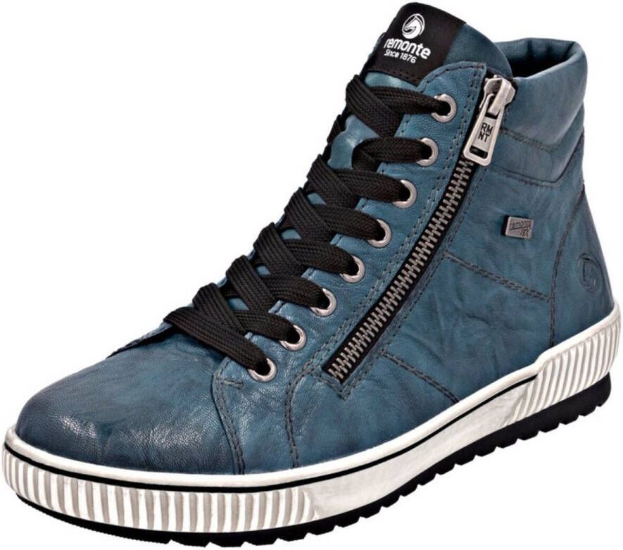Remonte Veterschoenen platform lace-up ankle boots in crash look