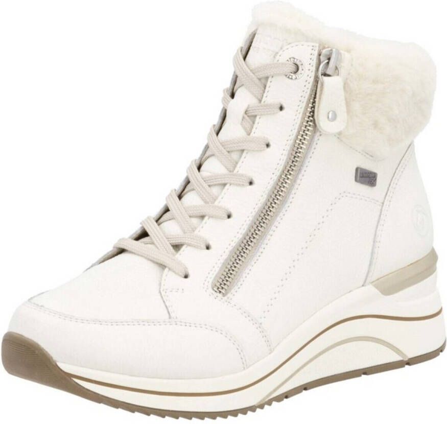 Remonte Winterlaarsjes sleehak veterschoenen met waterafstotende tex-membraan - Foto 5