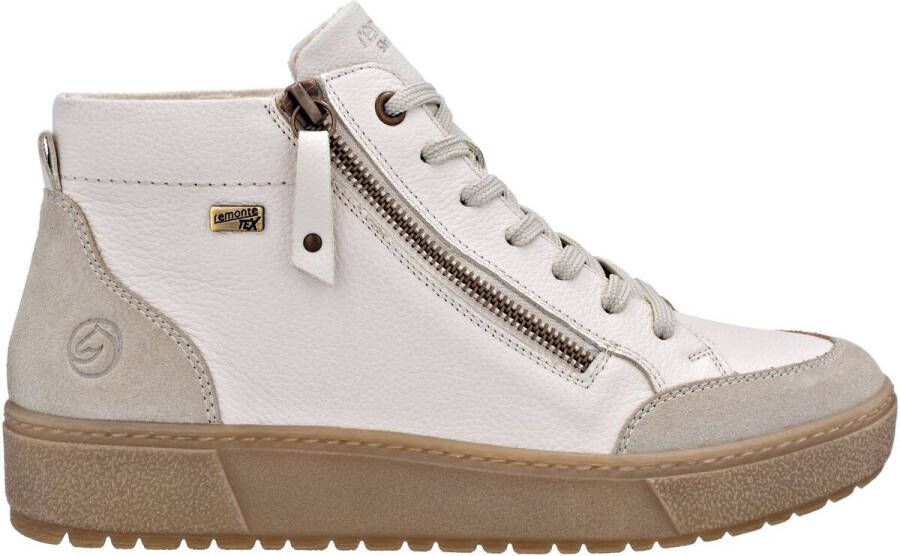 Remonte Veterschoenen Hoog Veterschoenen Hoog Gebroken wit - Foto 4